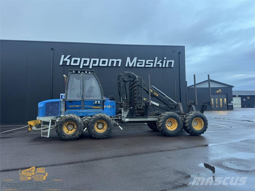 Rottne F15 Naudoti miškovežiai (Forvarderiai)