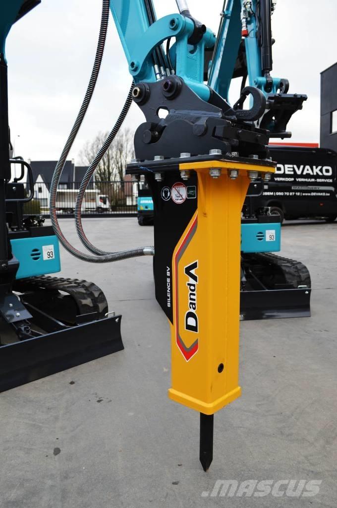  D&A hydr. breekhamers Hidrauliniai kūjai / Trupintuvai