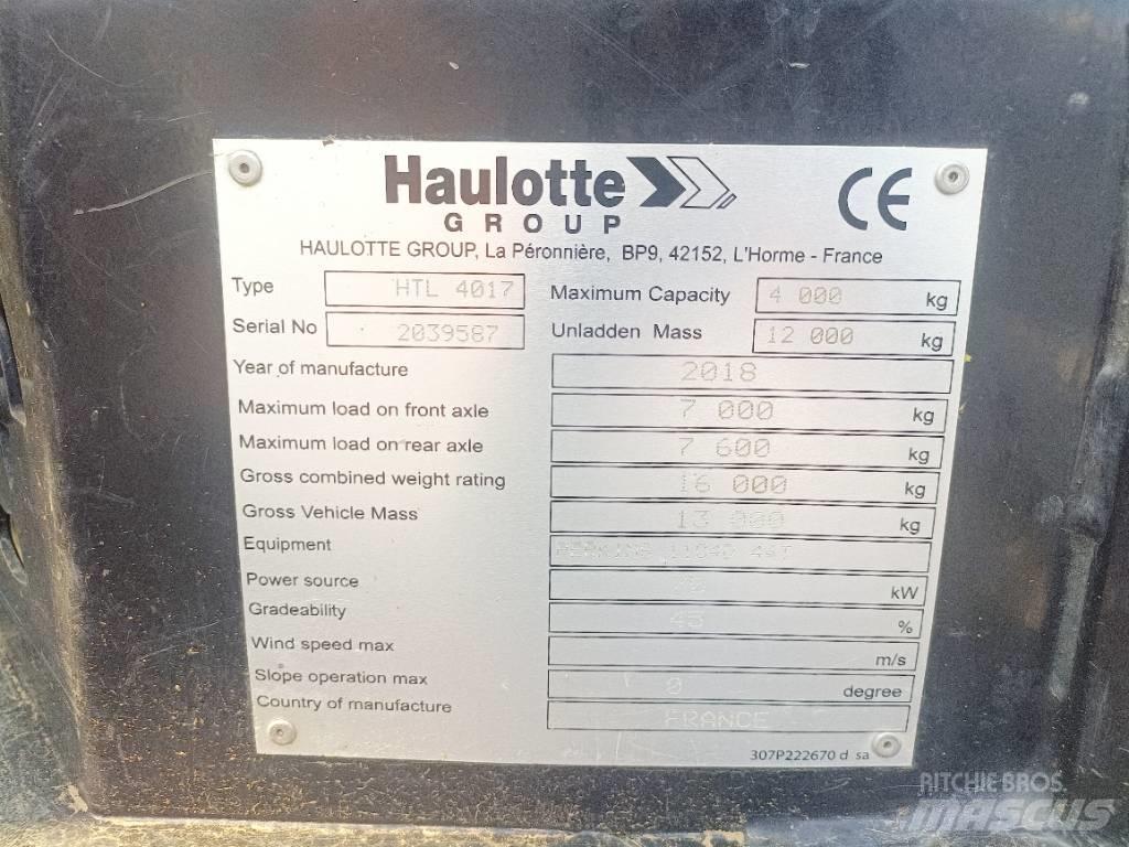 Haulotte HTL4017 Teleskopiniai krautuvai