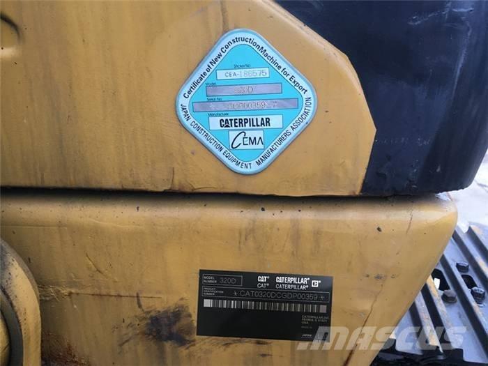CAT 320 D Vikšriniai ekskavatoriai