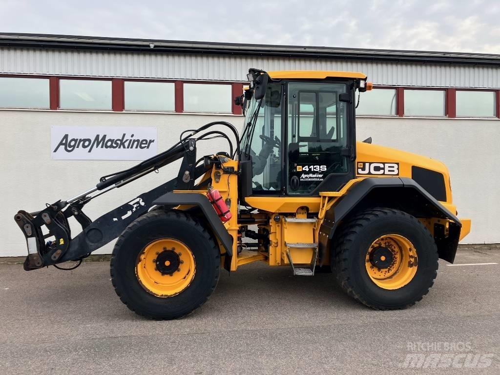 JCB 413S Naudoti ratiniai krautuvai