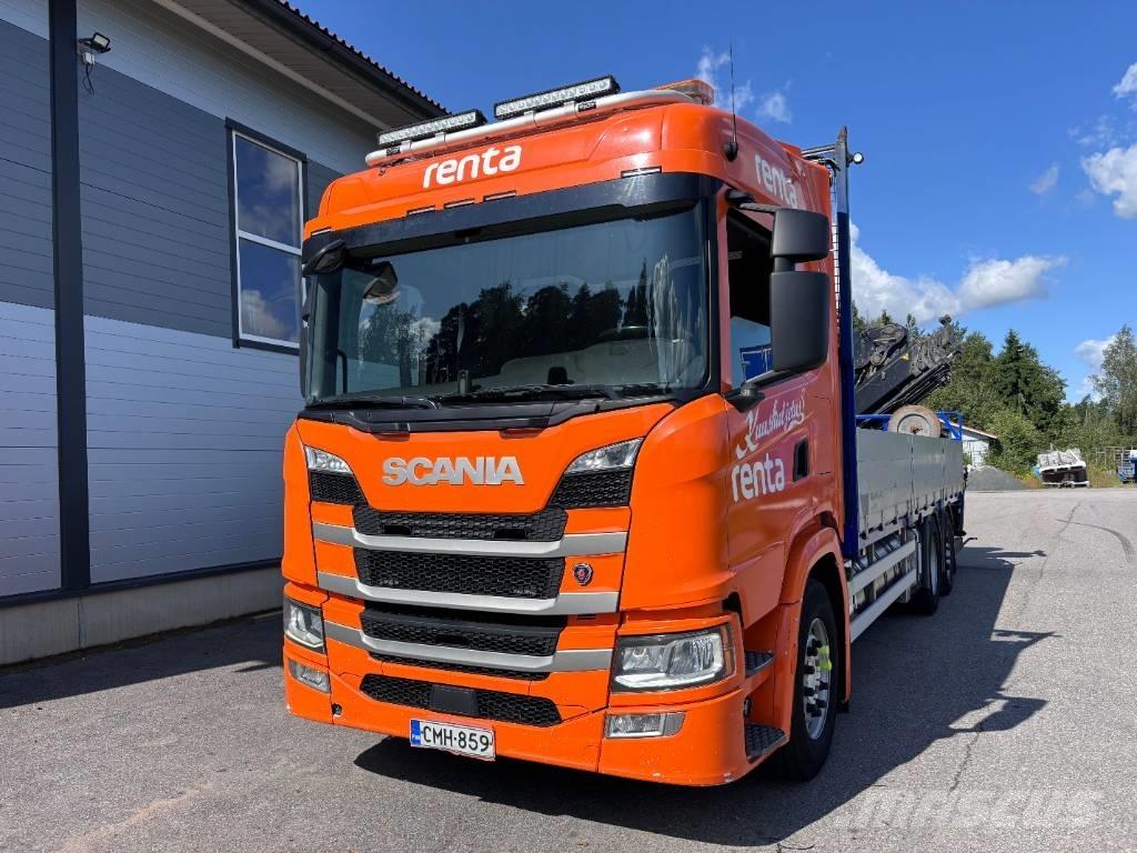 Scania G 410 Automobiliniai kranai
