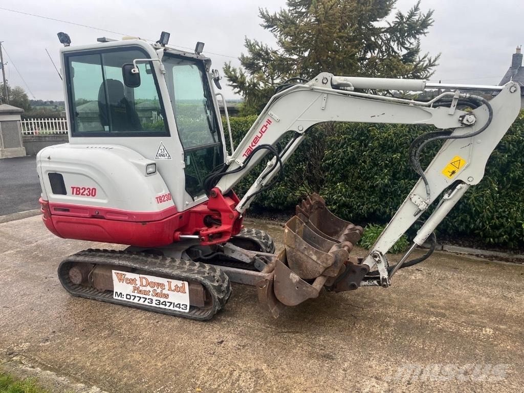Takeuchi TB 230 Mini ekskavatoriai < 7 t
