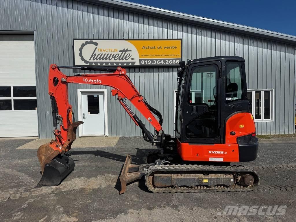 Kubota KX 033-4 Mini ekskavatoriai < 7 t