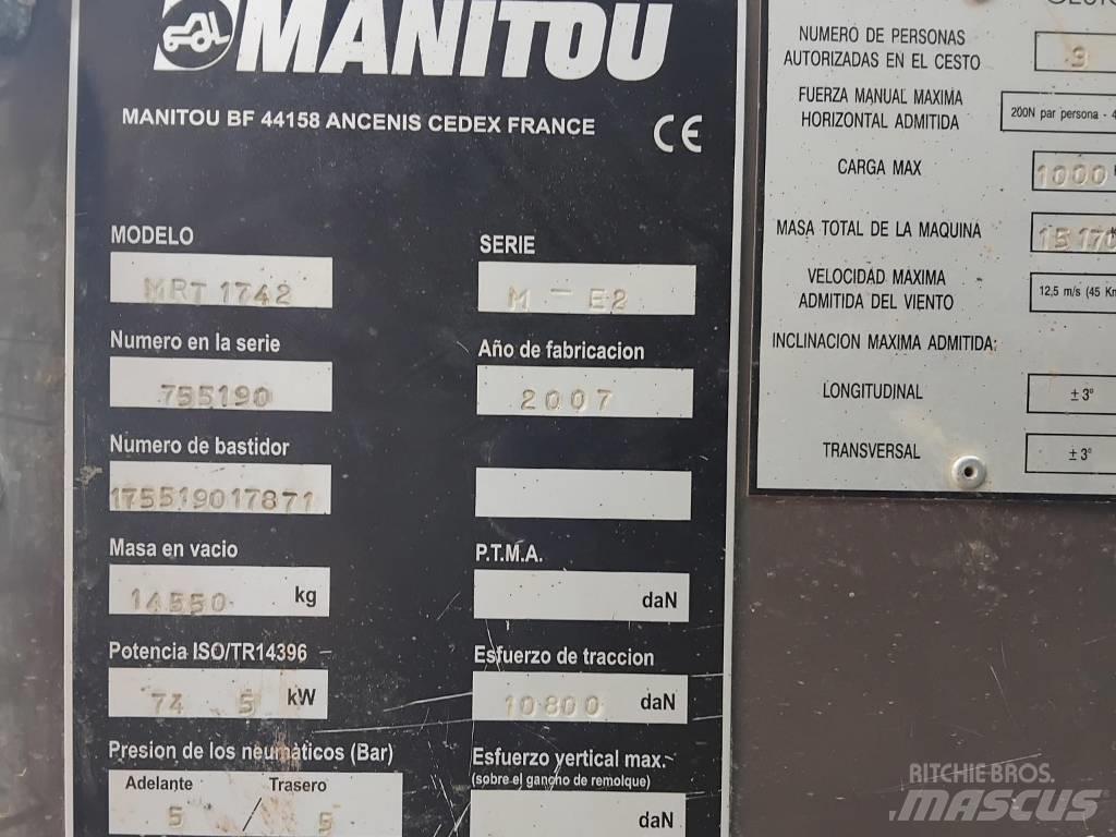 Manitou MRT1742 Teleskopiniai krautuvai