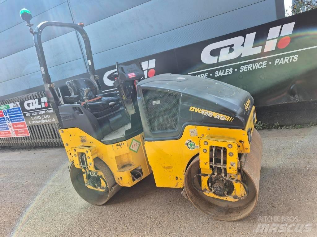 Bomag BW 120 AD-5 Porinių būgnų volai