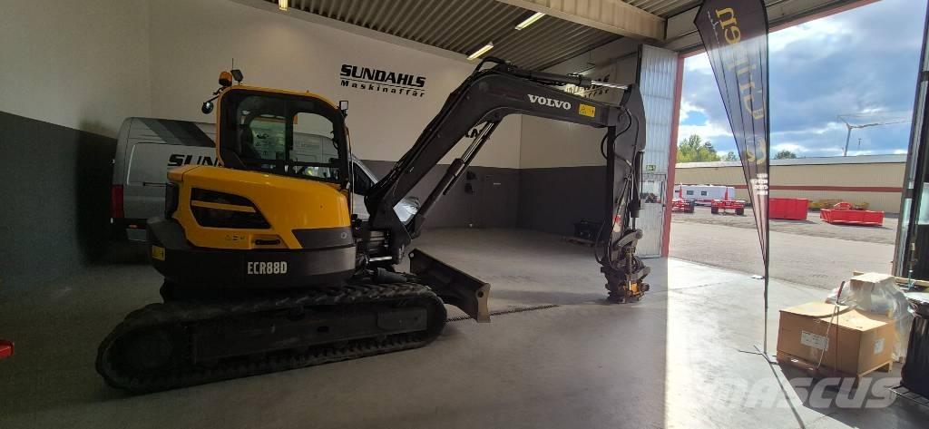Volvo ECR 88 D Vidutinės galios ekskavatoriai 7-12 t