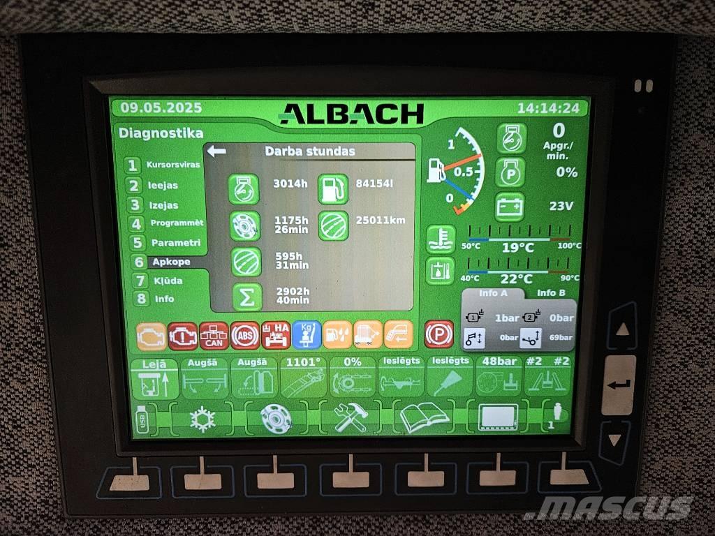 Albach Diamant 2000 Medienos smulkintuvai
