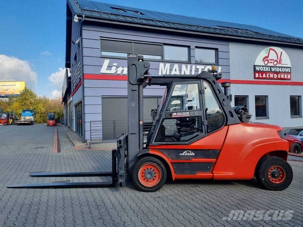 Linde H80T-1100 LPG (dujiniai) krautuvai