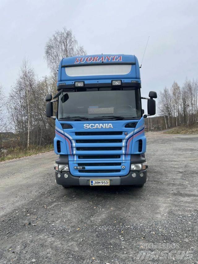Scania R500 6x2 Konteinerių nuožulnaus pakėlimo ant platformos krautuvai