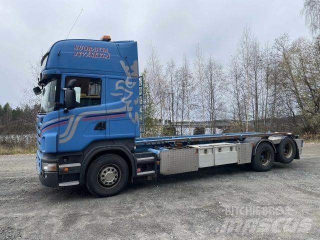 Scania R500 6x2 Konteinerių nuožulnaus pakėlimo ant platformos krautuvai