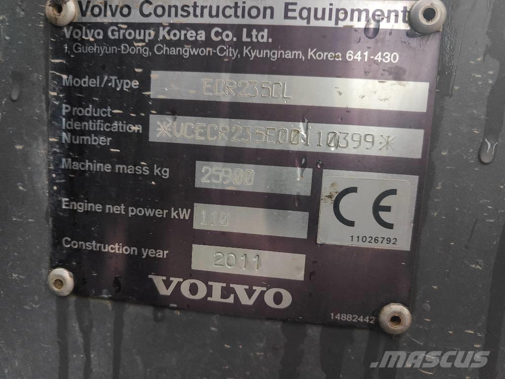 Volvo ECR 235 C L Vikšriniai ekskavatoriai