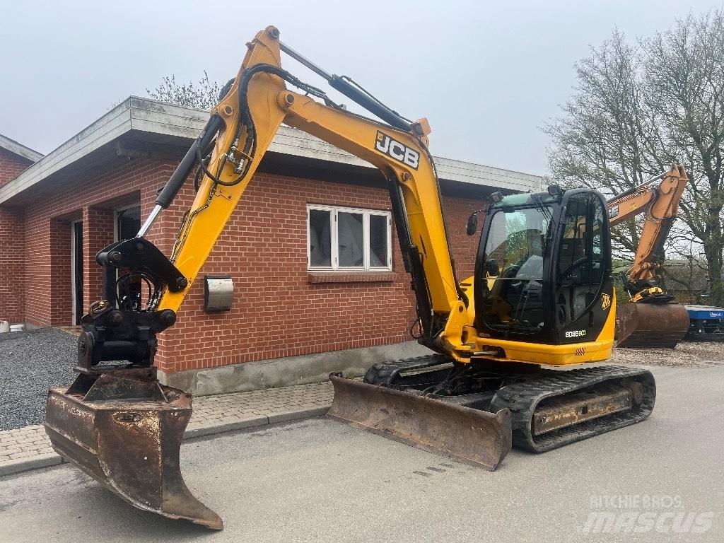JCB 8085 ECO Vidutinės galios ekskavatoriai 7-12 t