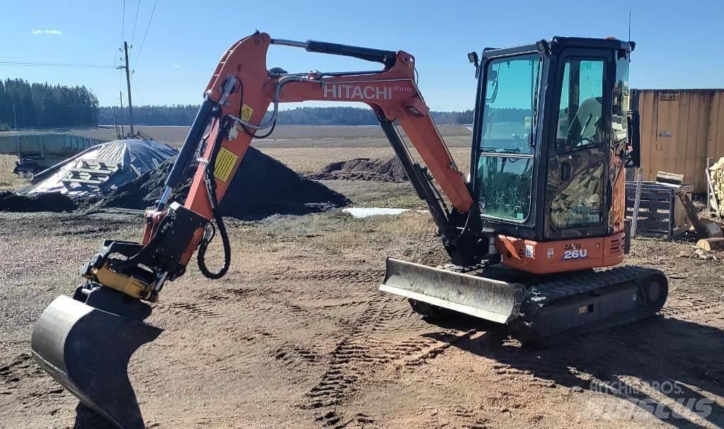 Hitachi Zaxis 26 U Mini ekskavatoriai < 7 t