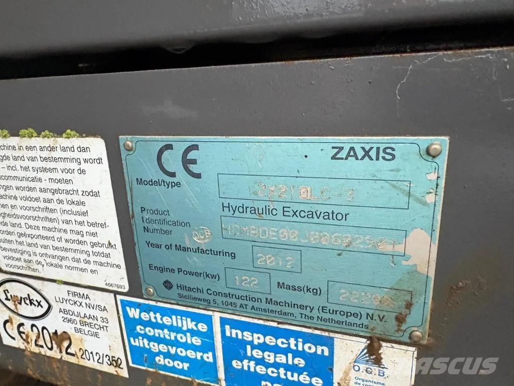 Hitachi ZX210LC-3 Vikšriniai ekskavatoriai