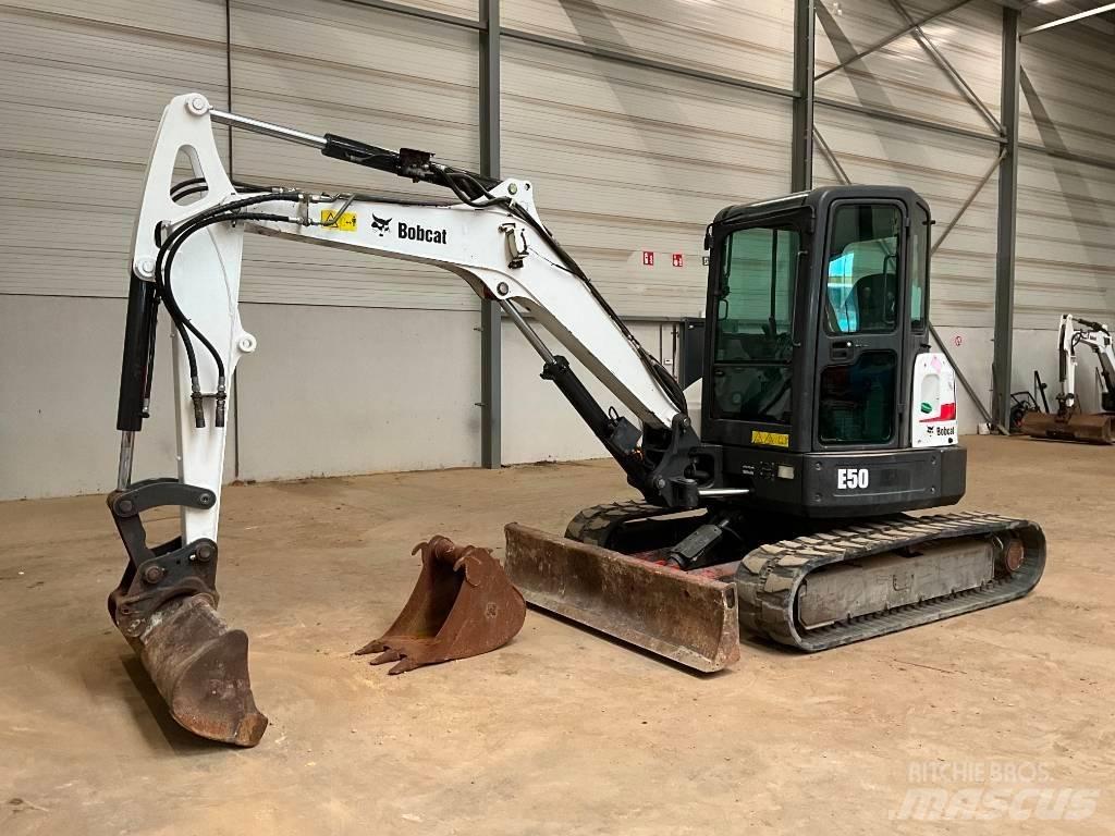 Bobcat E 50 Mini ekskavatoriai < 7 t