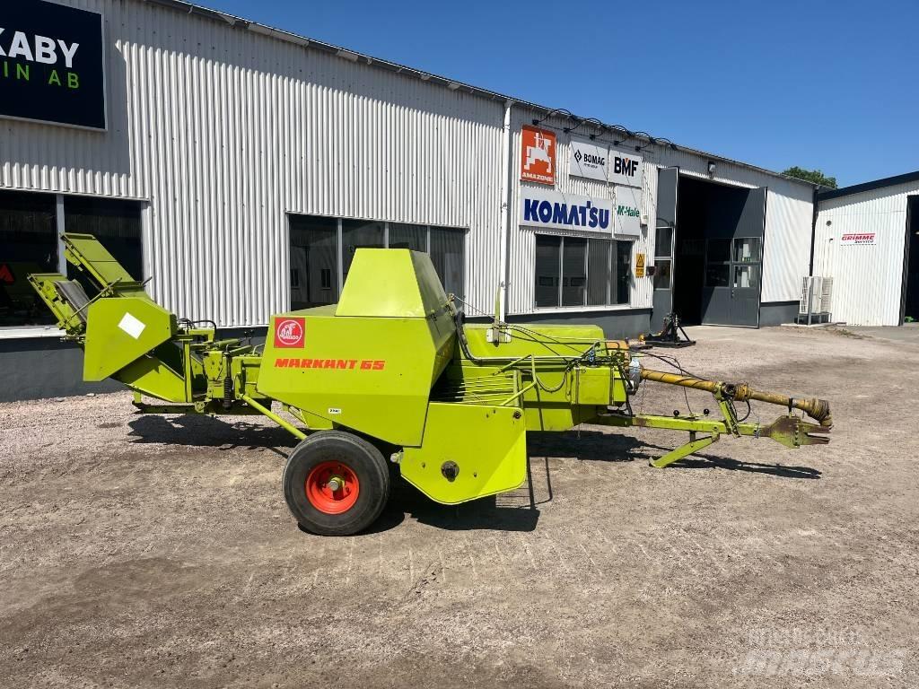 CLAAS Markant 65 Stačiakampių ryšulių presai
