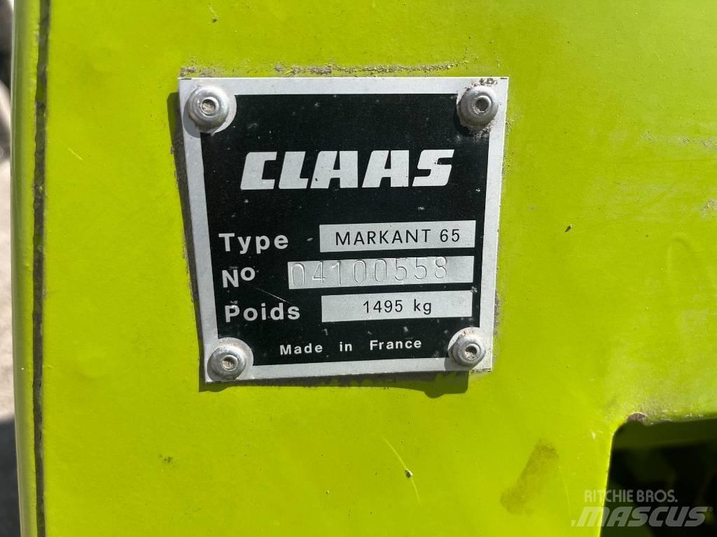 CLAAS Markant 65 Stačiakampių ryšulių presai