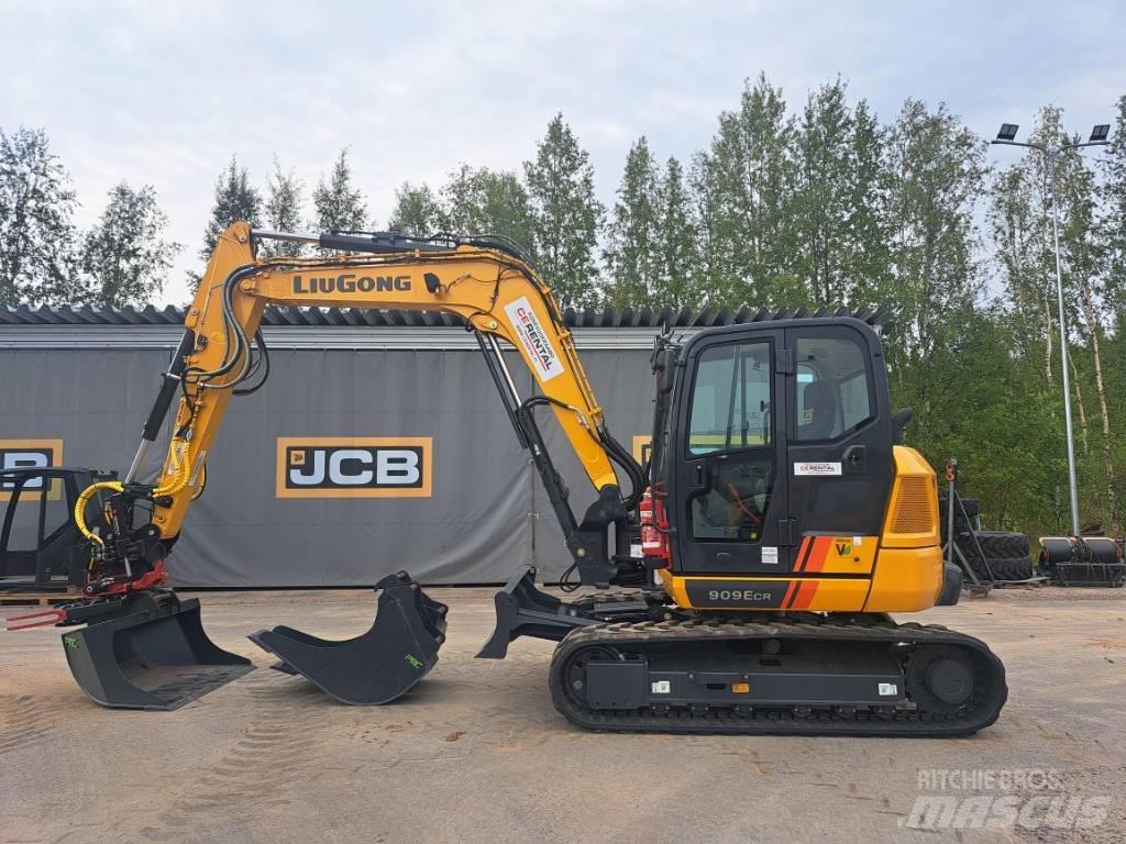 LiuGong 909 ECR Vidutinės galios ekskavatoriai 7-12 t