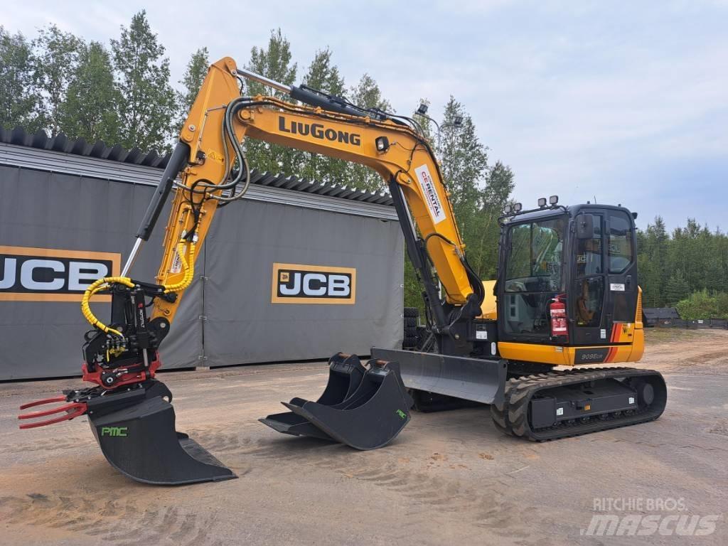 LiuGong 909 ECR Vidutinės galios ekskavatoriai 7-12 t