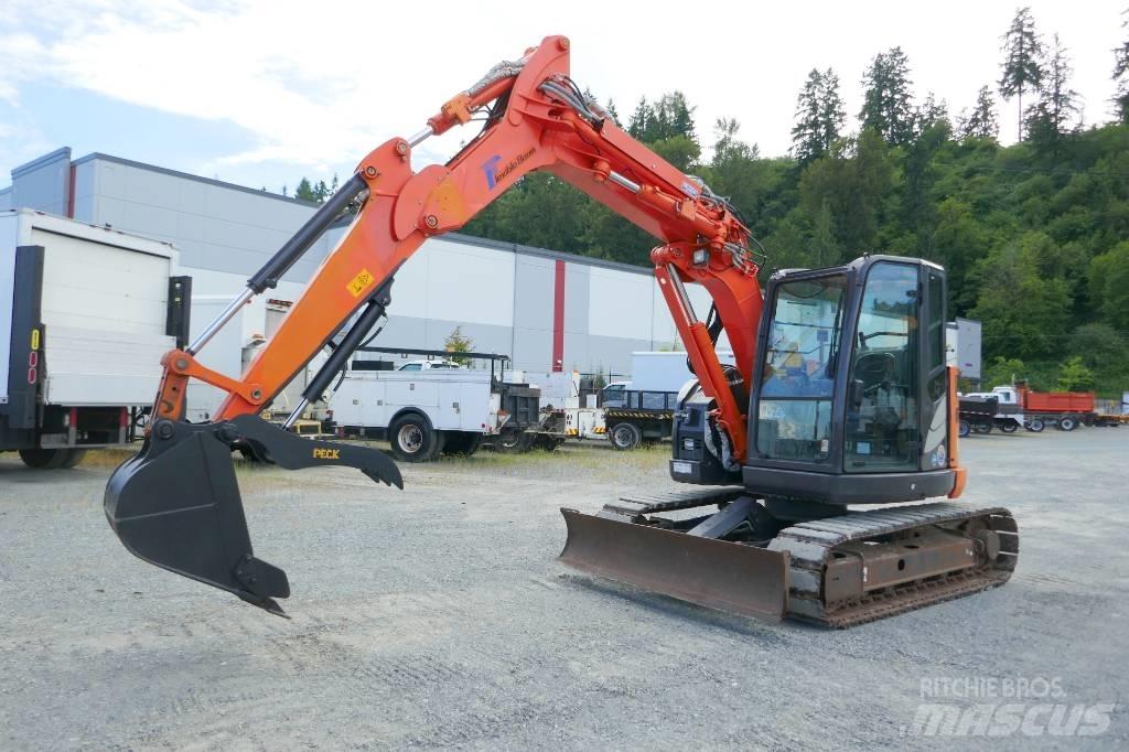 Hitachi zx75ur-5B Vikšriniai ekskavatoriai