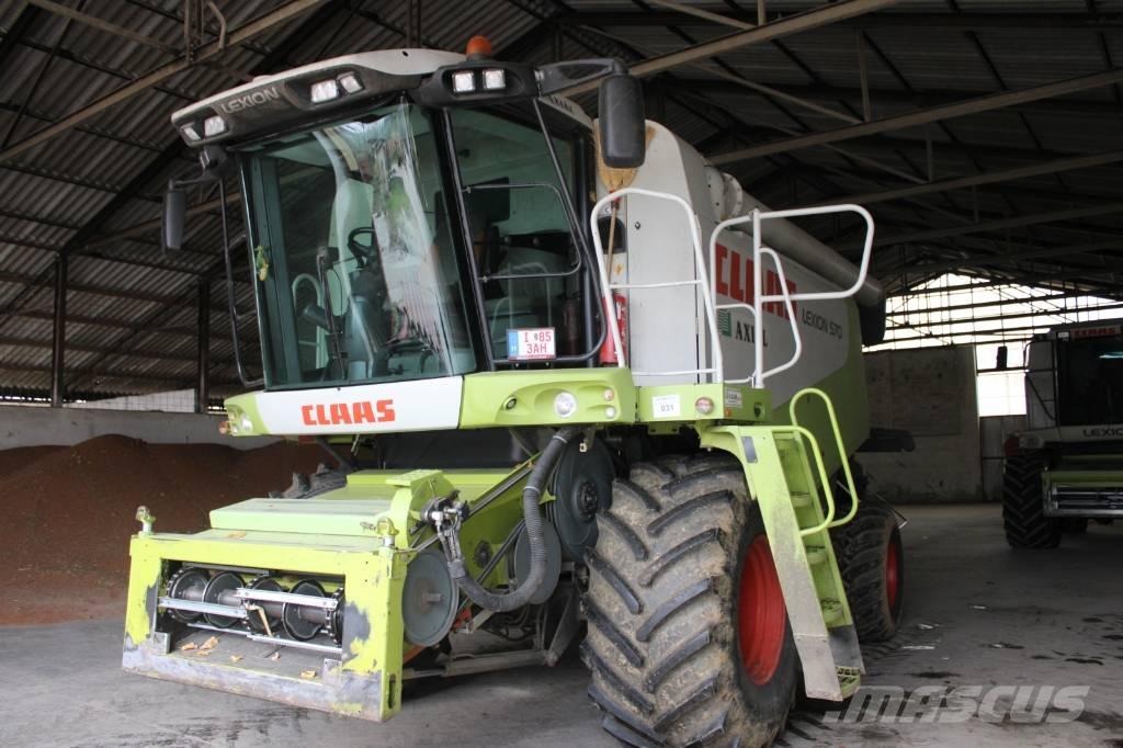 CLAAS Lexion 570 Derliaus nuėmimo kombainai