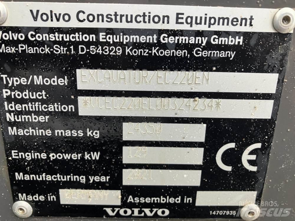 Volvo EC220EN Vikšriniai ekskavatoriai