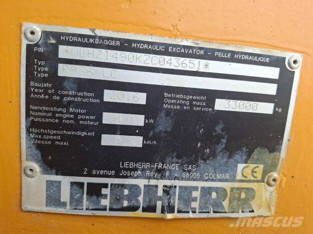 Liebherr 936 Vikšriniai ekskavatoriai