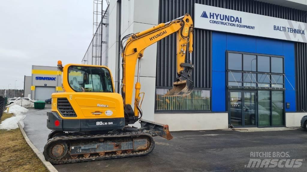 Hyundai R80CR-9A Vidutinės galios ekskavatoriai 7-12 t