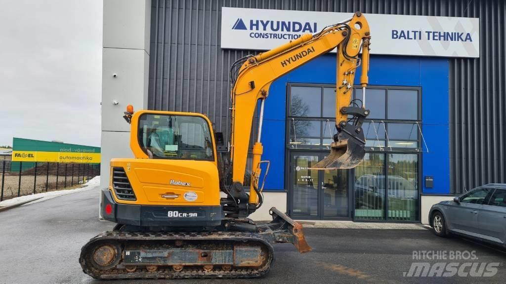Hyundai R80CR-9A Vidutinės galios ekskavatoriai 7-12 t