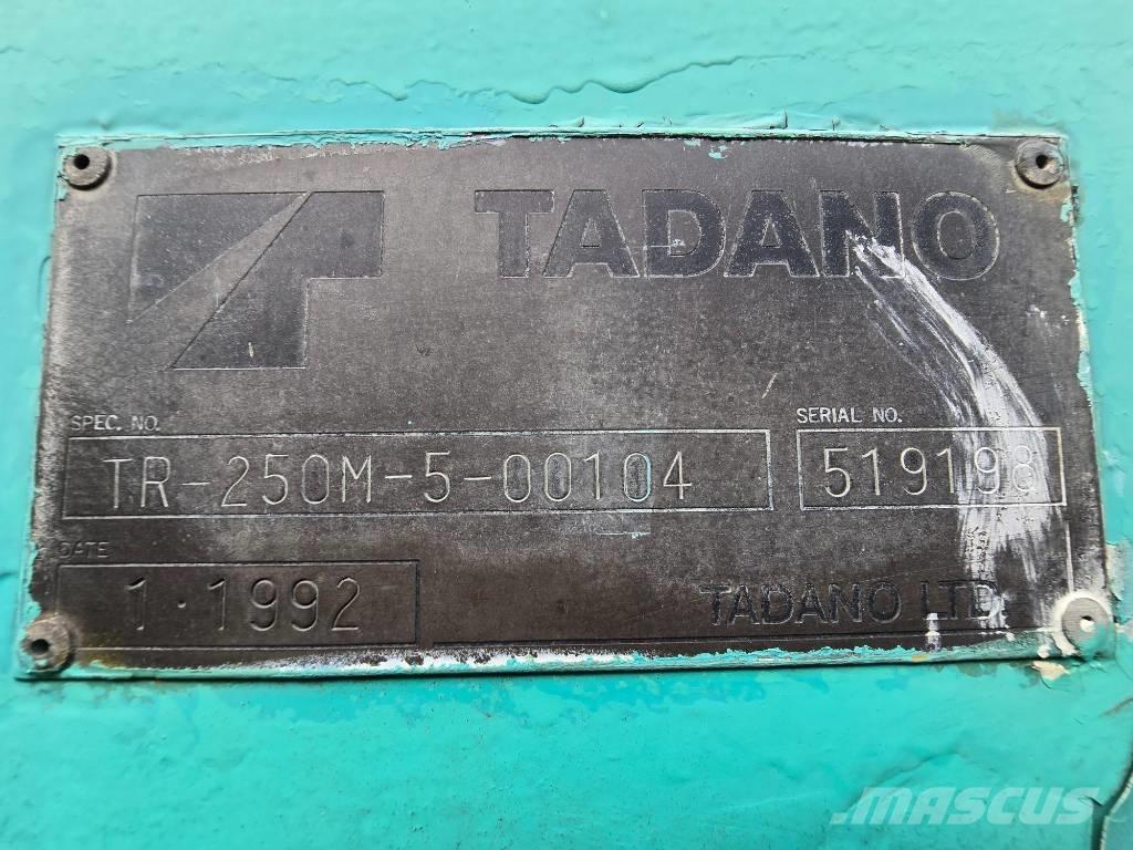 Tadano TR 250 M-5 Neapdoroto reljefo kranai