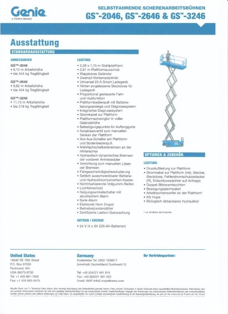 Genie GS 2646 Žirkliniai keltuvai