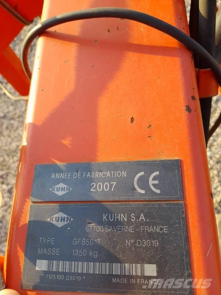 Kuhn GF 8501 T Šieno grėbliai ir vartytuvai