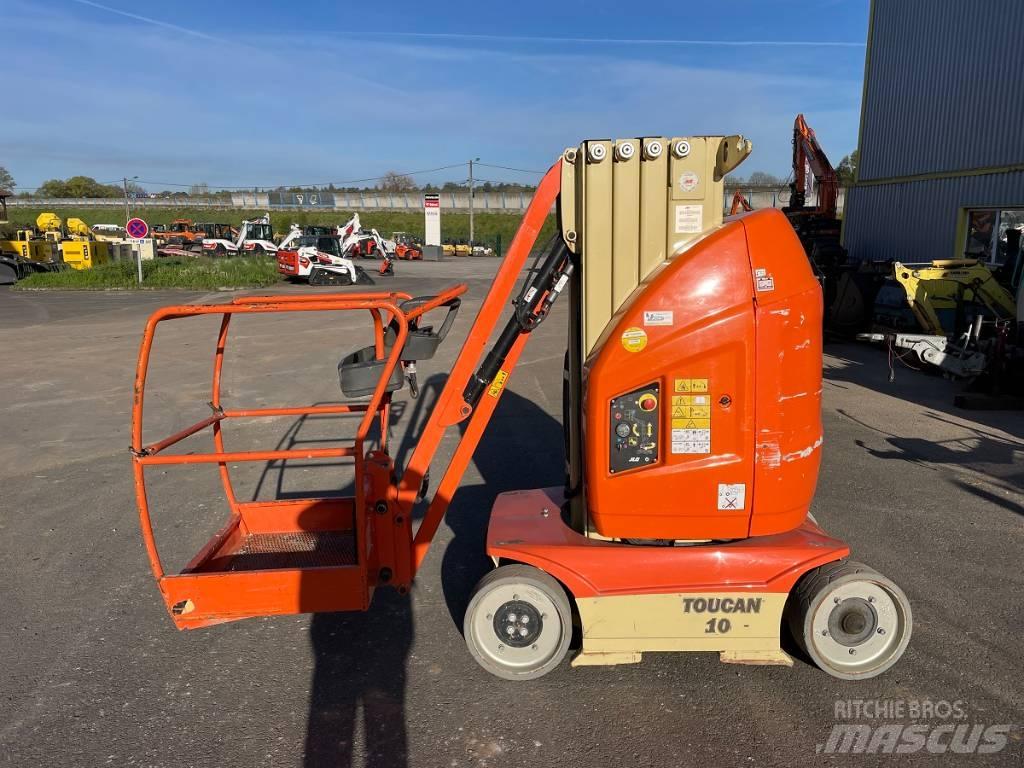 JLG Toucan 10 E Vertikalūs stiebiniai keltuvai