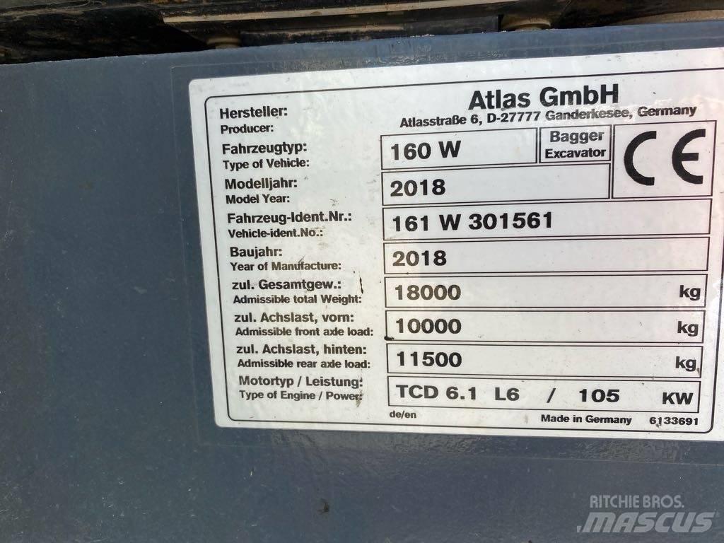  Altas 160 W Ratiniai ekskavatoriai