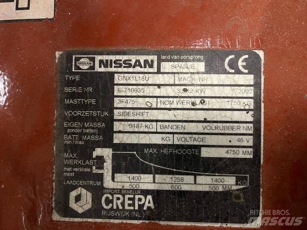 Nissan HP18 Elektriniai šakiniai krautuvai