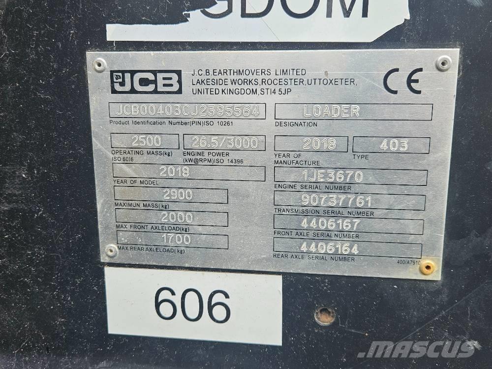 JCB 403 Mini krautuvai