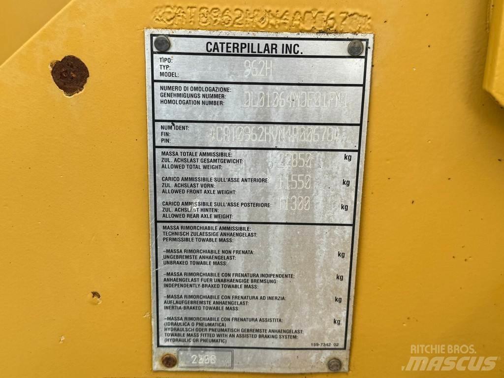 CAT 962H Naudoti ratiniai krautuvai