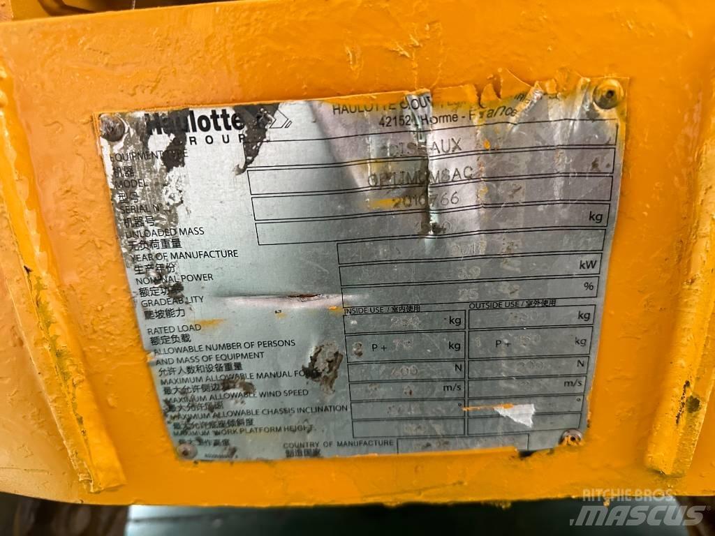 Haulotte OPTIMUM 8 Žirkliniai keltuvai