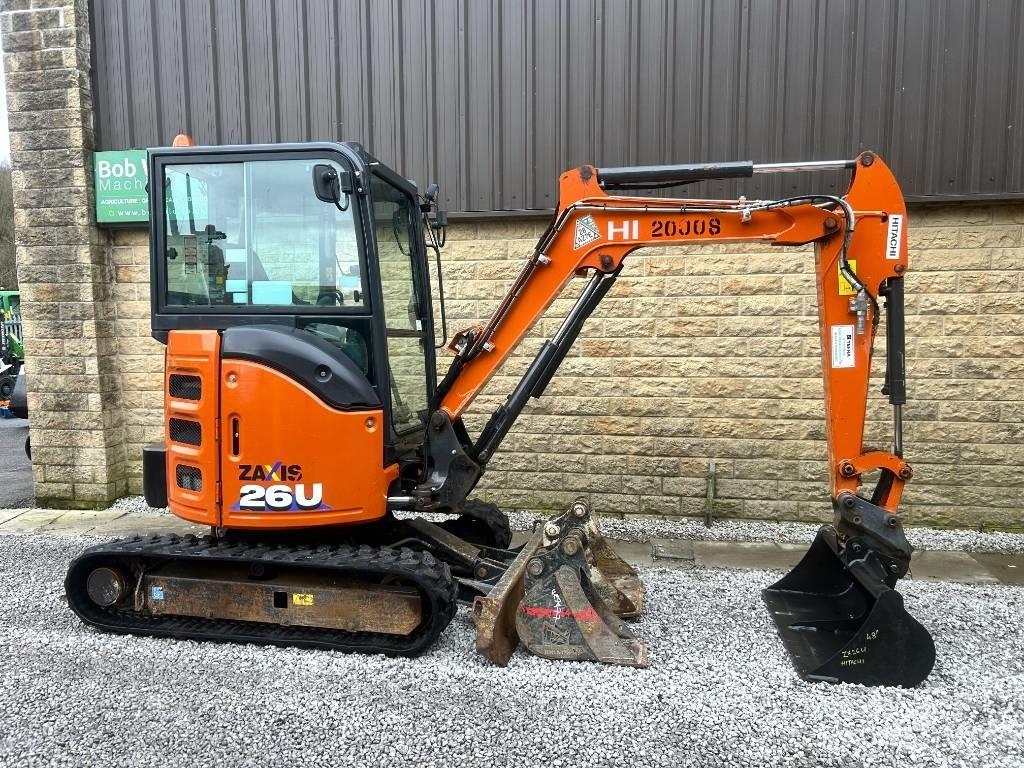 Hitachi ZX26U-6 Mini ekskavatoriai < 7 t