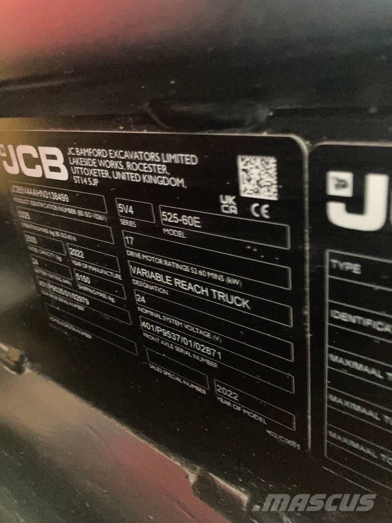 JCB 525-60 E Teleskopiniai krautuvai