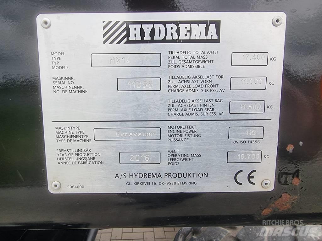 Hydrema MX 14 Ratiniai ekskavatoriai