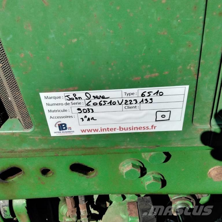 John Deere 6510 Traktoriai