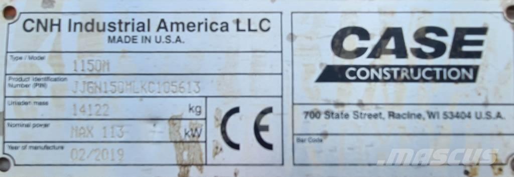 CASE 1150 M Vikšrai, grandinės ir važiuoklės