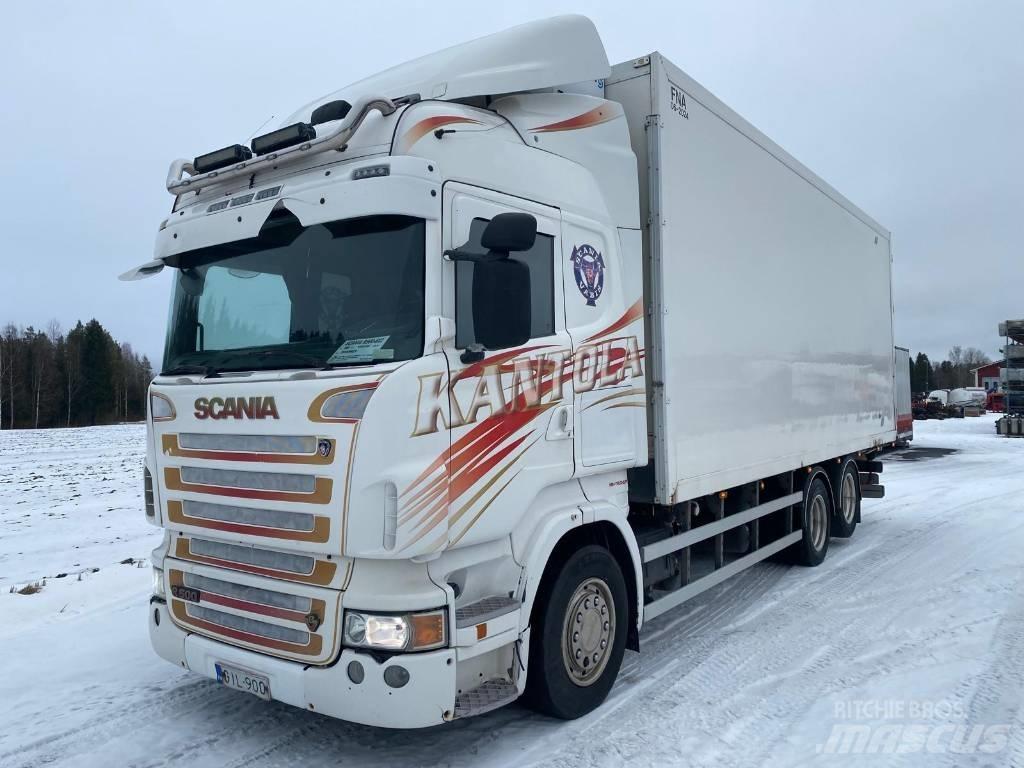 Scania R 500 Sunkvežimiai su dengtu kėbulu
