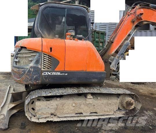 Doosan DX55 Mini ekskavatoriai < 7 t
