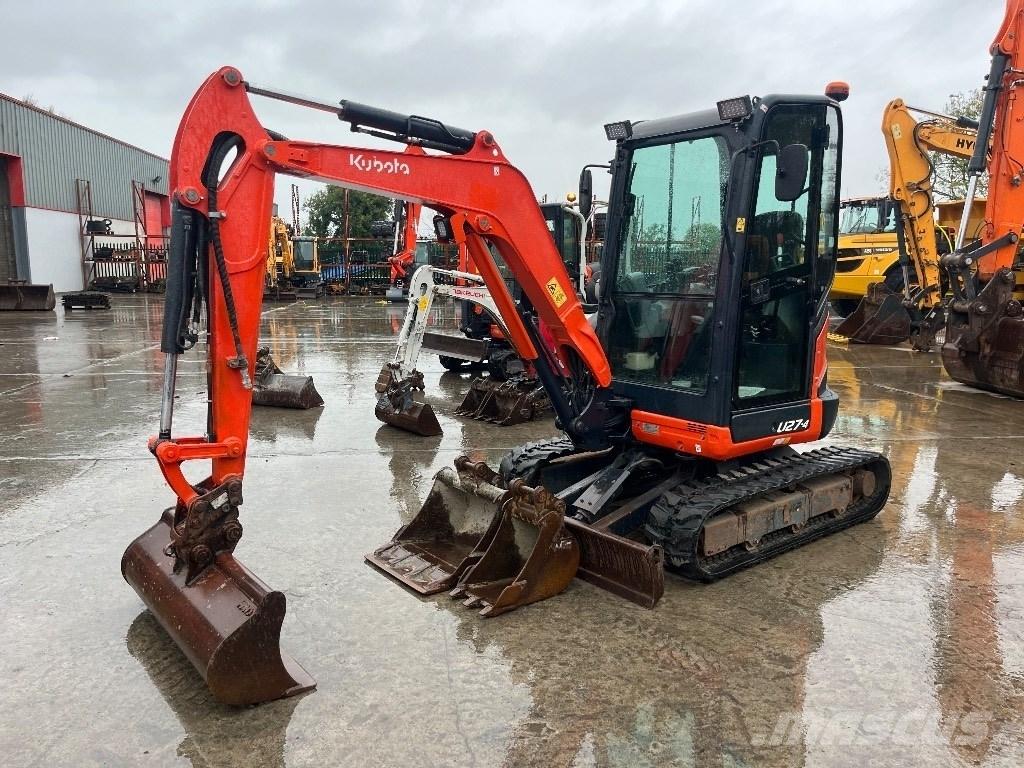 Kubota U 27-4 Mini ekskavatoriai < 7 t