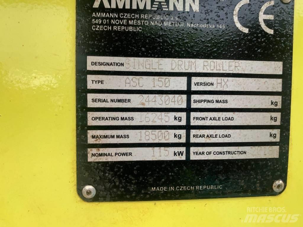 Ammann ASC 150 HX Vieno būgno volai