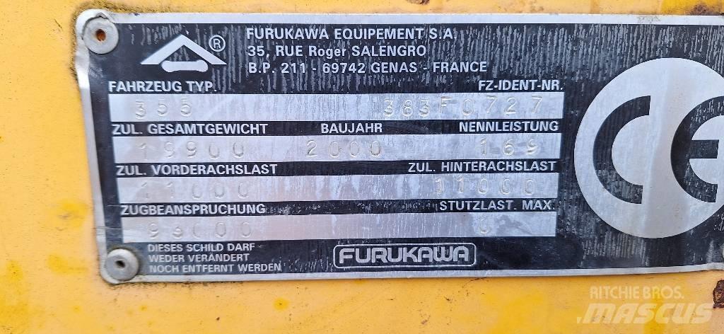 Furukawa 355 Ašys