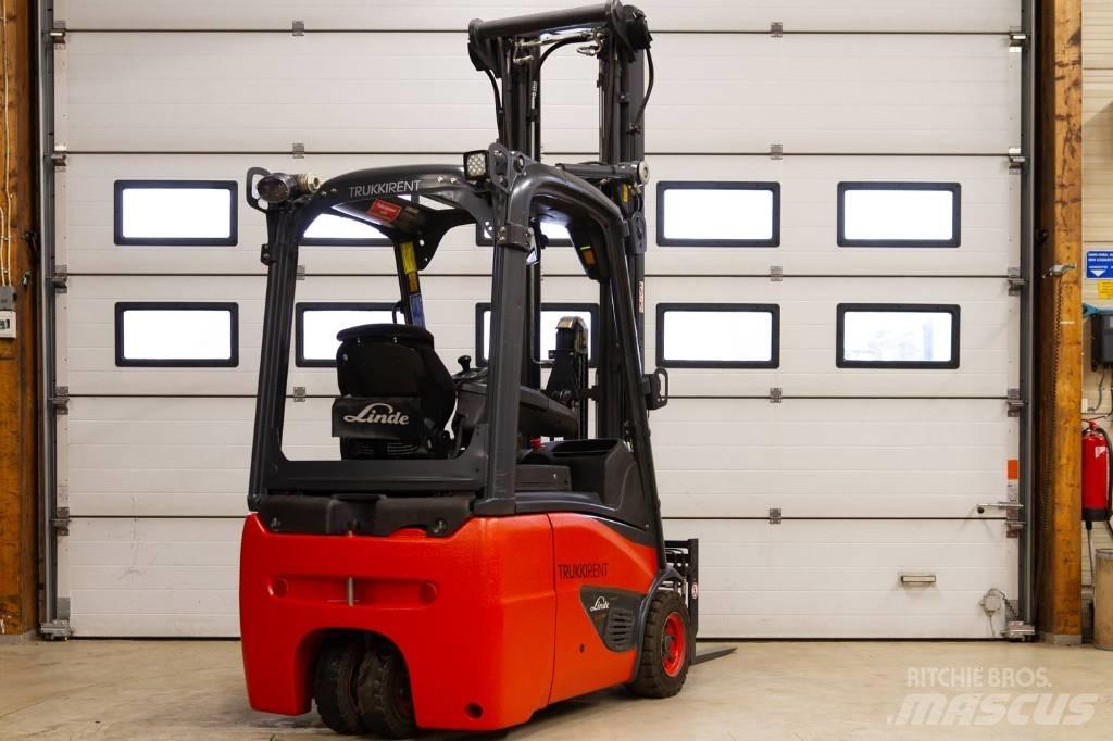 Linde E 16 C-02 Elektriniai šakiniai krautuvai